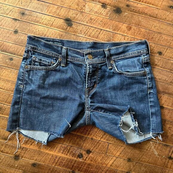 Citizens of Humanity Ava low rise cutoff size 27 jean shorts - Picture 1 of 4